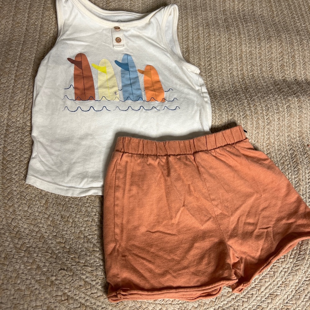 Toddler Boy Summer Art Class outfit